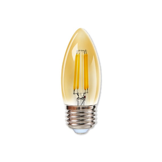 Vintage Led Vela 2w Biv 2400k - Ourolux