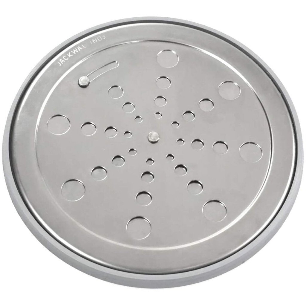 Grelha de Banheiro 16cm Ralo com Fecho Grelha Inox Jackwal
