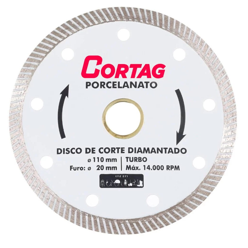 Disco Diamantado Porcelanato - Cortag