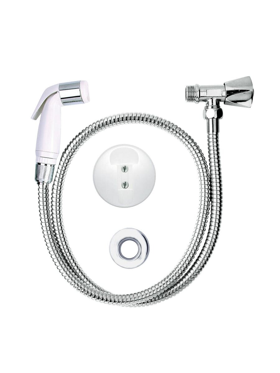 Ducha Higiênica com Ligação Inox e Registro 1,2m Jackwal