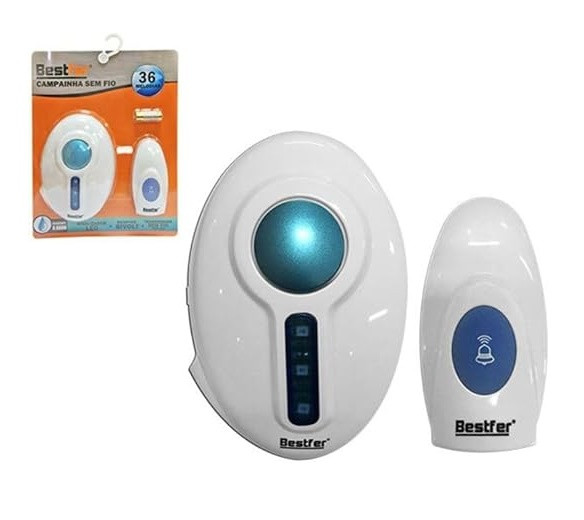 Campainha Sem Fio Bivolt 36 Toques - Bestfer