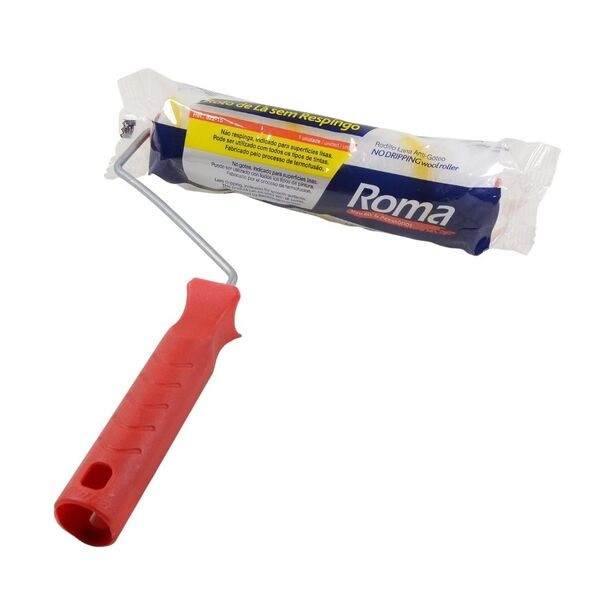 Rolo de Lã Sem Respingo 15cm com Cabo - Roma