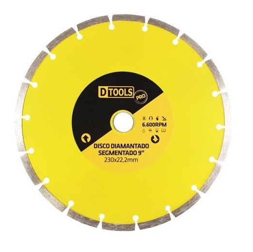 Disco Diamantado 9'' Segmentado Pro - Dtools