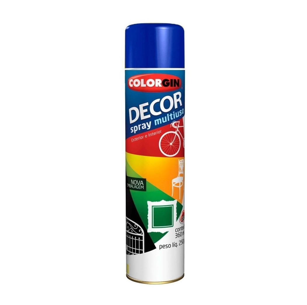 Spray Decor Azul Colonial 350ml - Colorgin