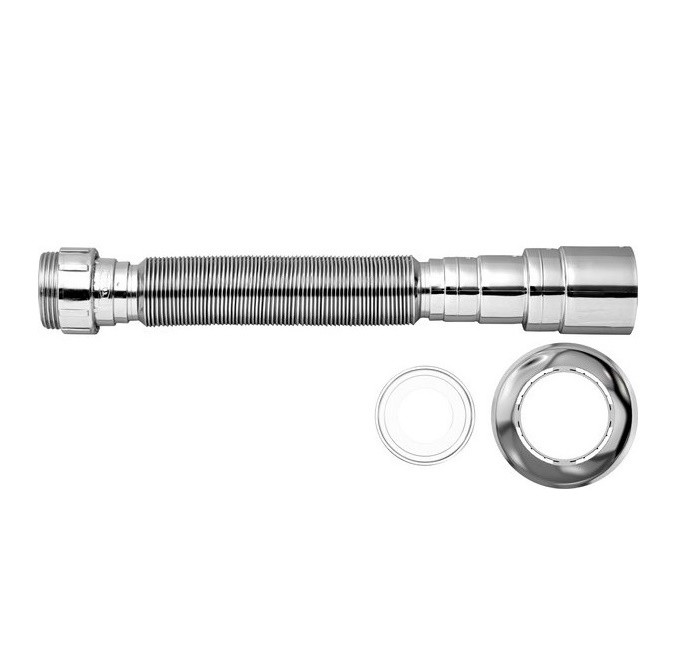 Sifão Tubo Extensivo Universal Cromado 1,5 Metros  -  Blukit