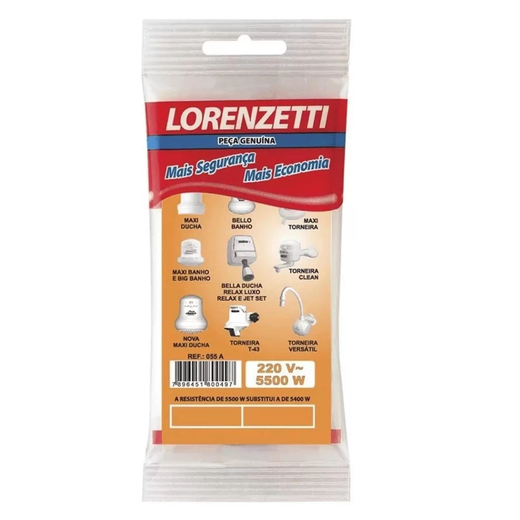 Resistência Maxi Ducha/versátil 5500w 220v - Lorenzetti