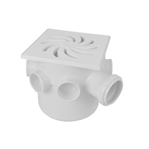 Caixa Sifonada Quadrada com 7 Entradas Dn150x150x50mm