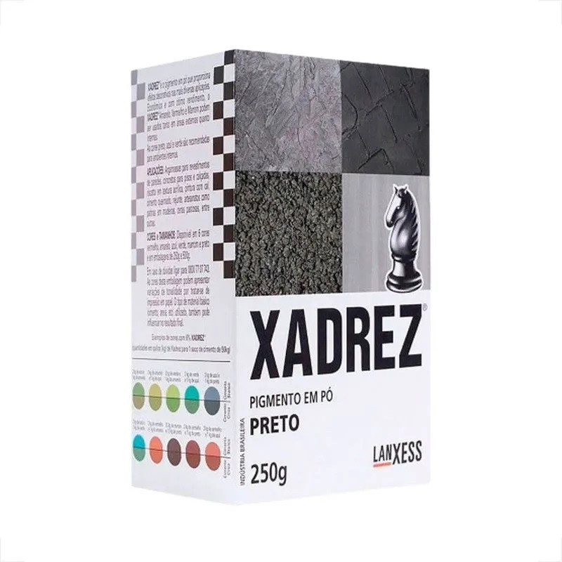 Pigmento em Pó Xadrez 500g Preto