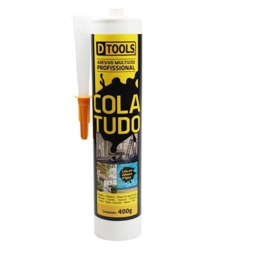 Silicone Cola Tudo Branco 400g - Dtools