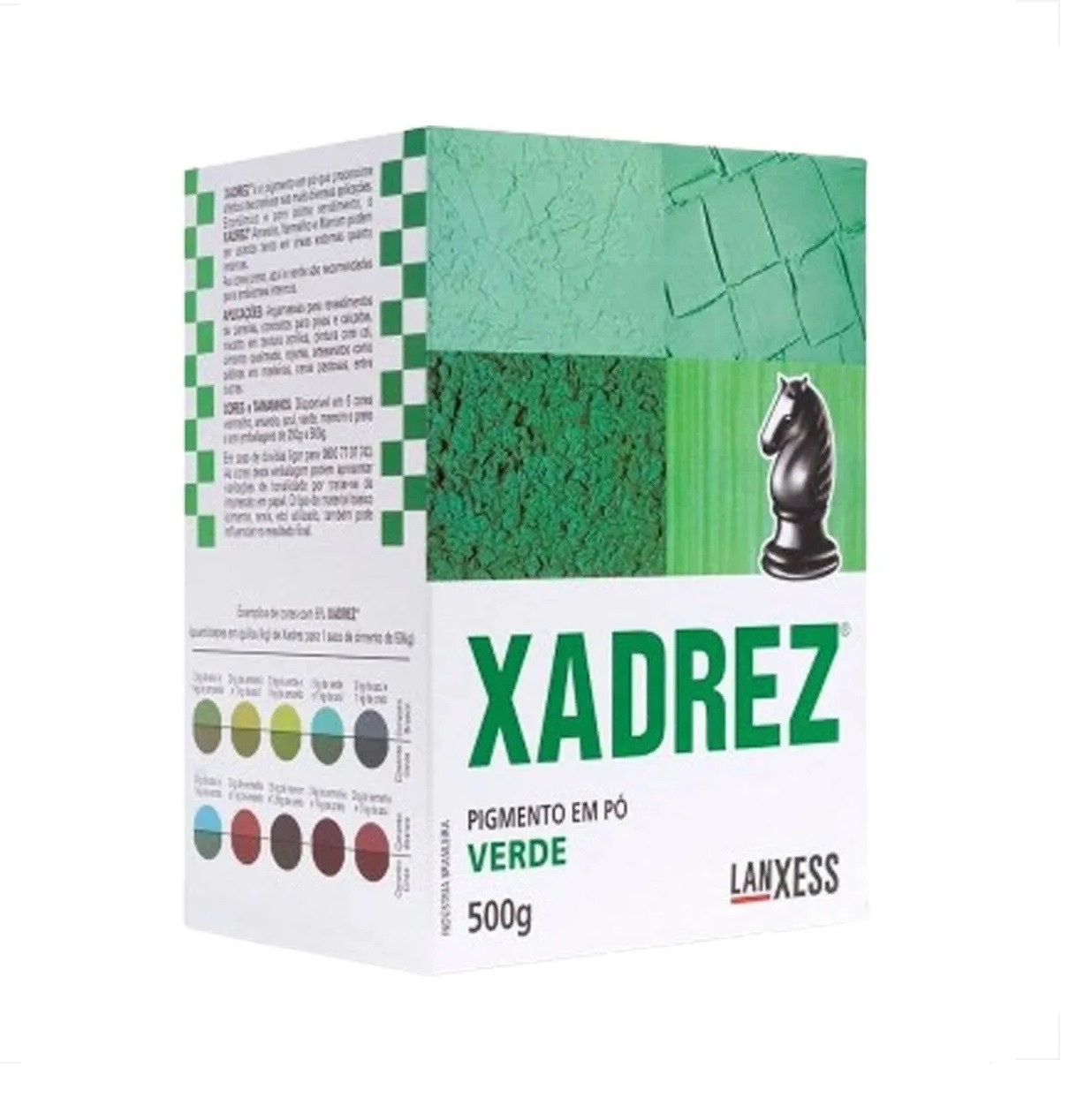 Pigmento em Pó Xadrez  500g Verde
