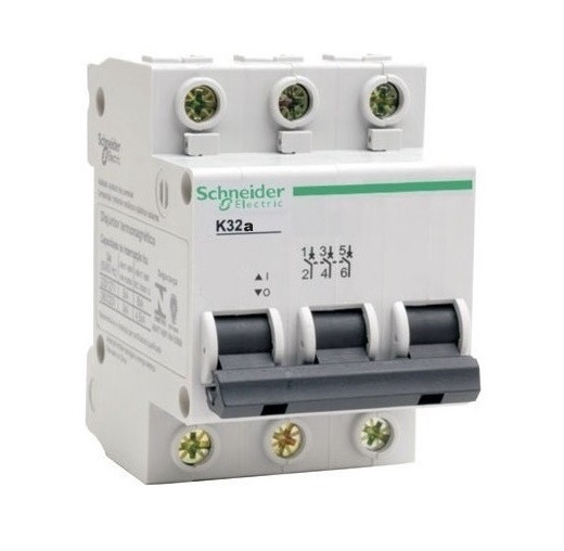 Disjuntor 3p 70a Curva C K32a - Schneider