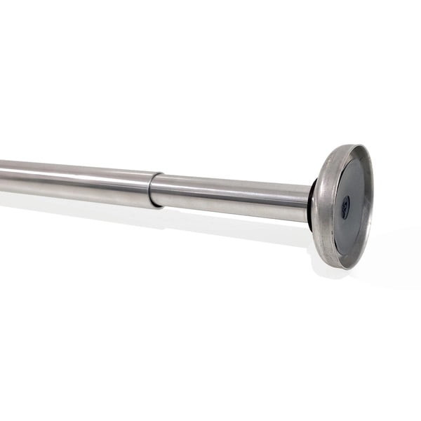 Suporte Reto 60cm a 90cm para Cortina de Box de Banheiro em Alumínio - Jackwal