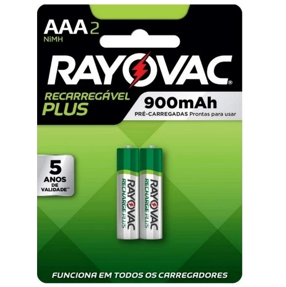 Pilha Recarregável Hybrid Aaa Palito - Rayovac