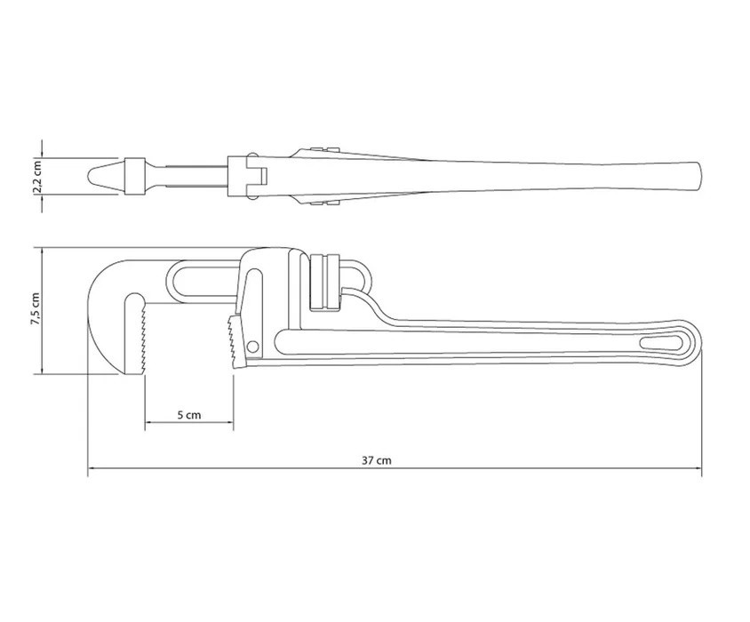 Chave para Tubo Modelo Americano  14" - Tramontina