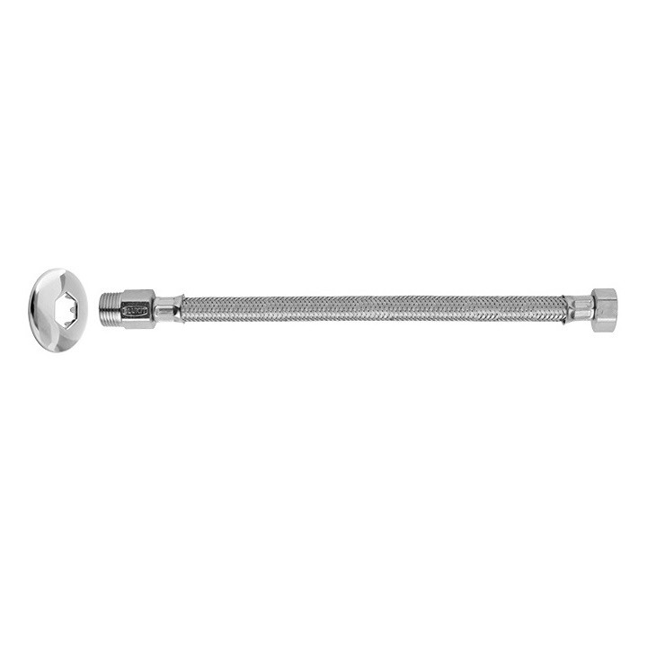 Engate Flexível Inox água  0,60m - Blukit