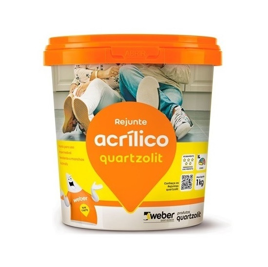 Rejunte Acrílico Bege 1kg - Quartzolit