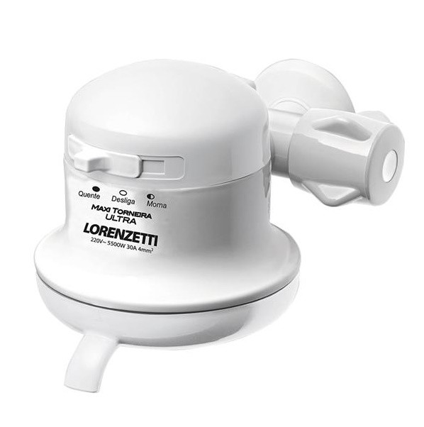 Torneira Elétrica Maxi 127v 4600w Branca - Lorenzetti