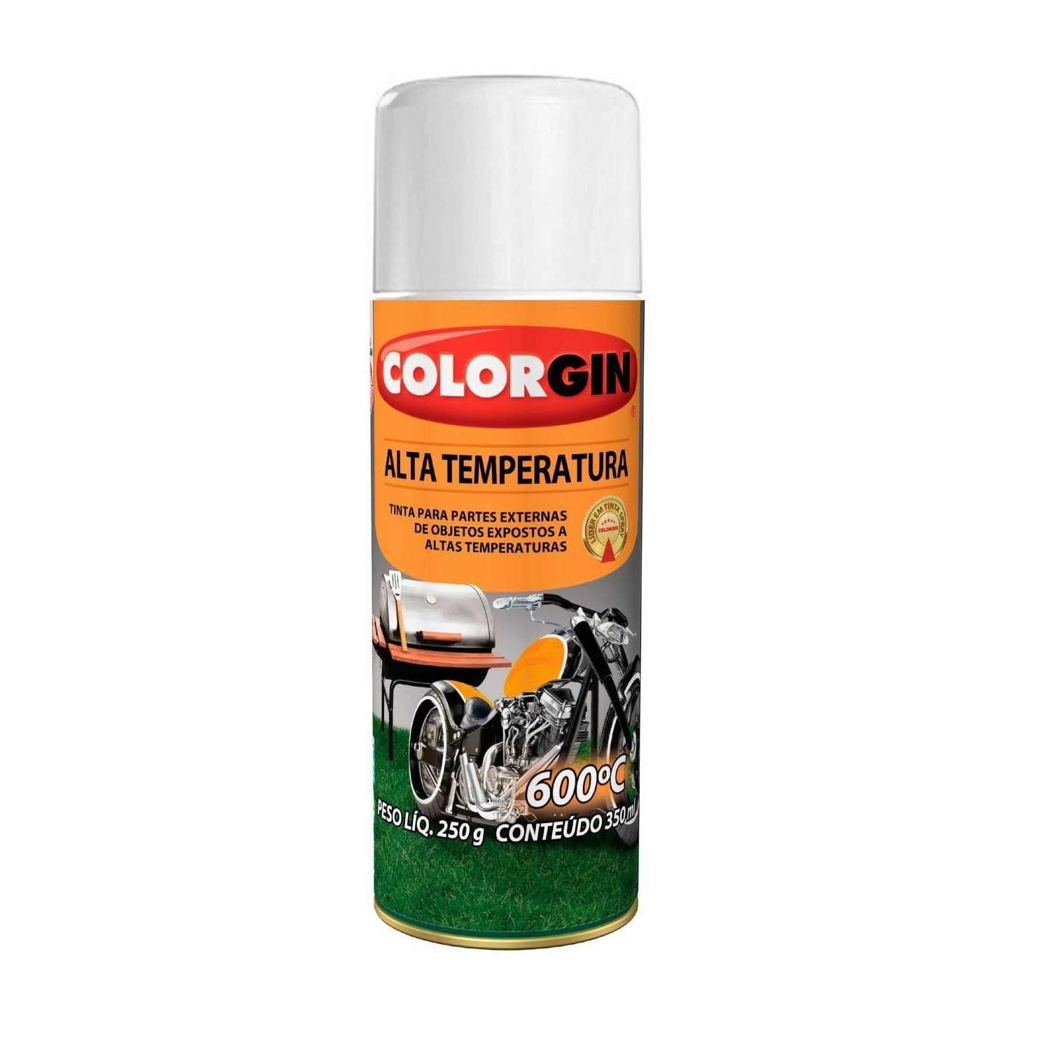 Spray 350ml Alta Temperatura Branca - Colorgin
