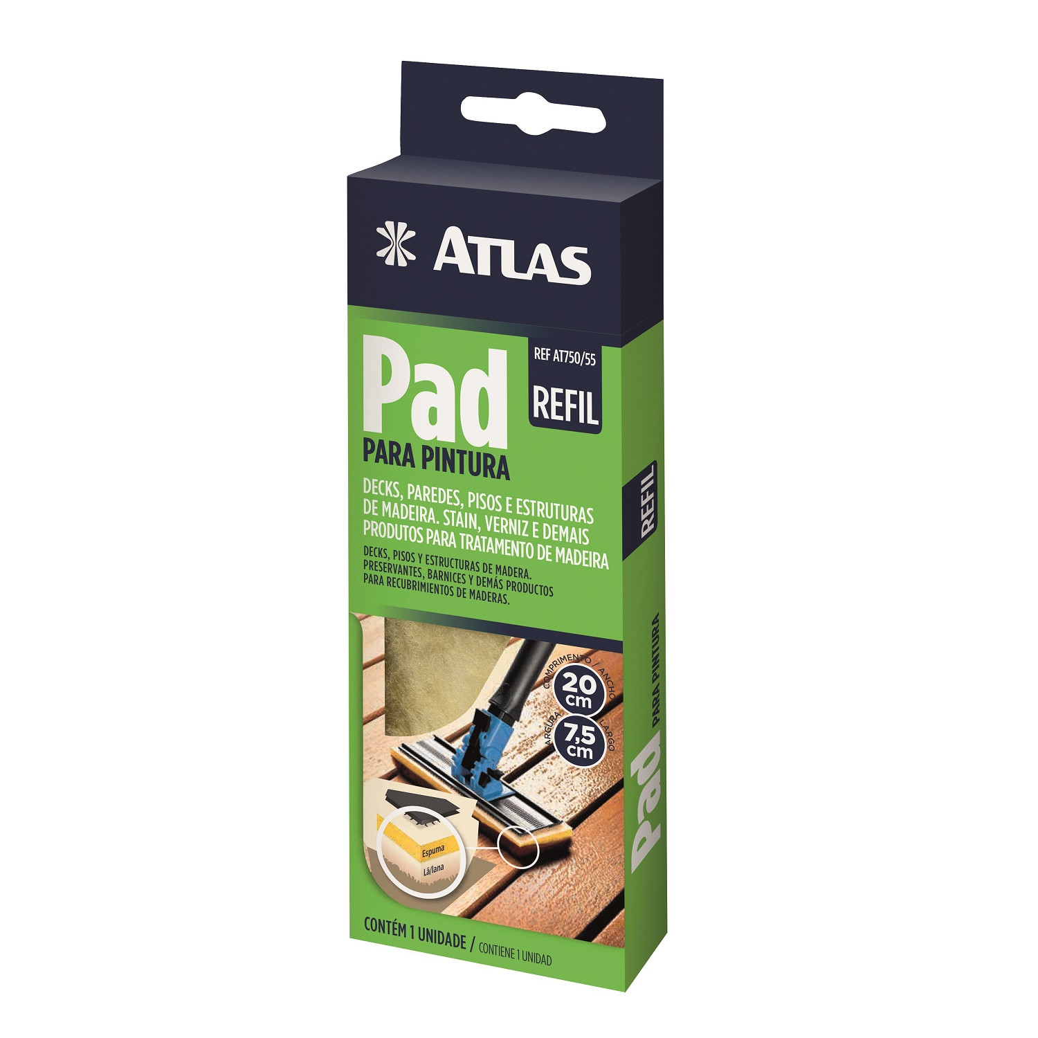 Refil Pad Pintura para Recorde - Atlas