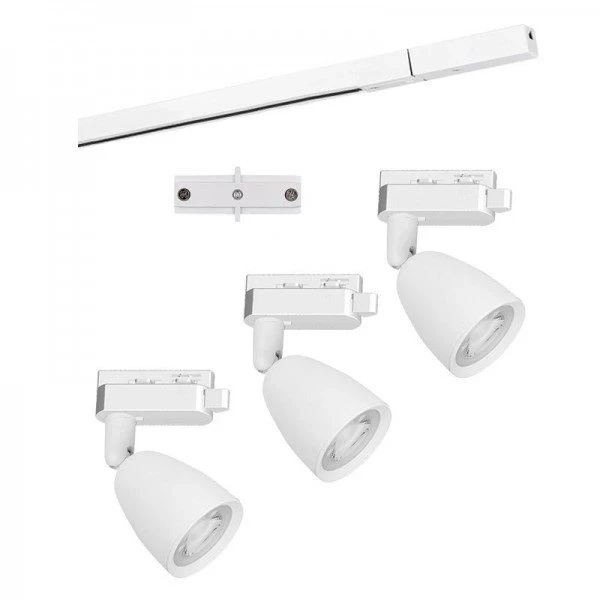 Kit Trilho Direct Led 3000k Branco - Taschibra