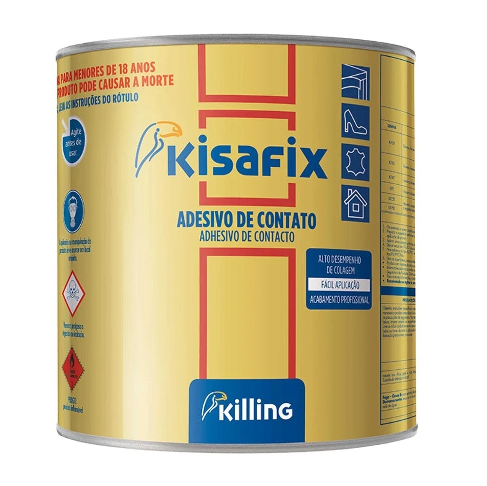 Cola de Contato Kisafix 750g - Killing