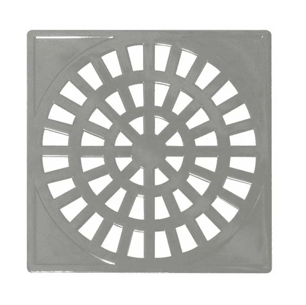 Grelha Quadrada Cromada 15x15cm - Astra