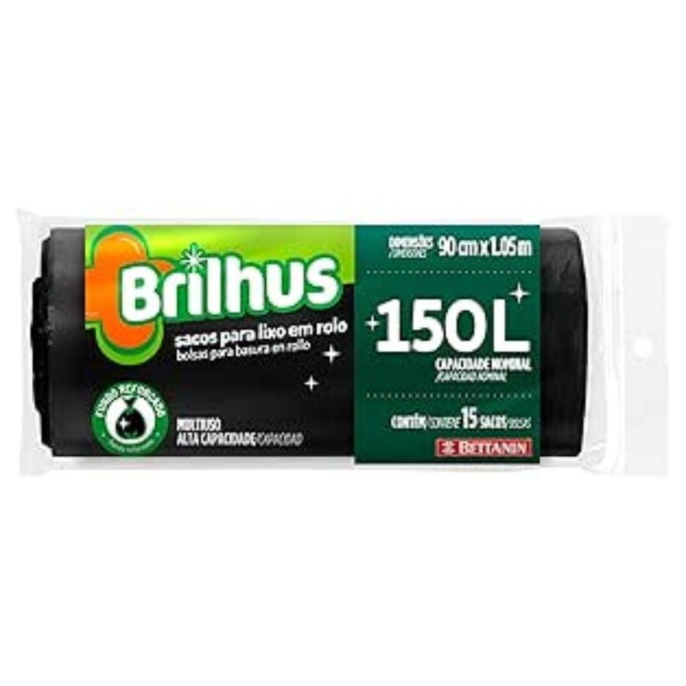 Saco para Lixo 150 Litros em Rolo Bettanin Reforçado
