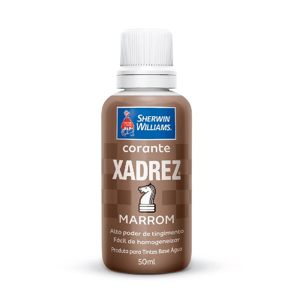 Corante Líquido Xadrez 50ml Marrom