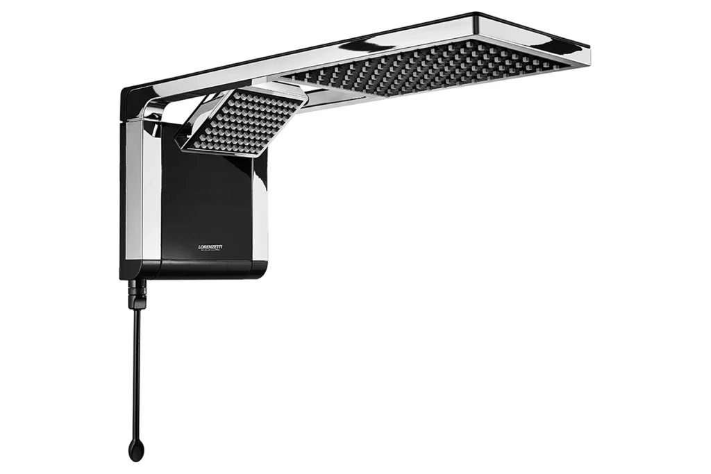 Chuveiro Ducha Acqua Duo Eletrônica Black Cromada 220v 7800w Lorenzetti