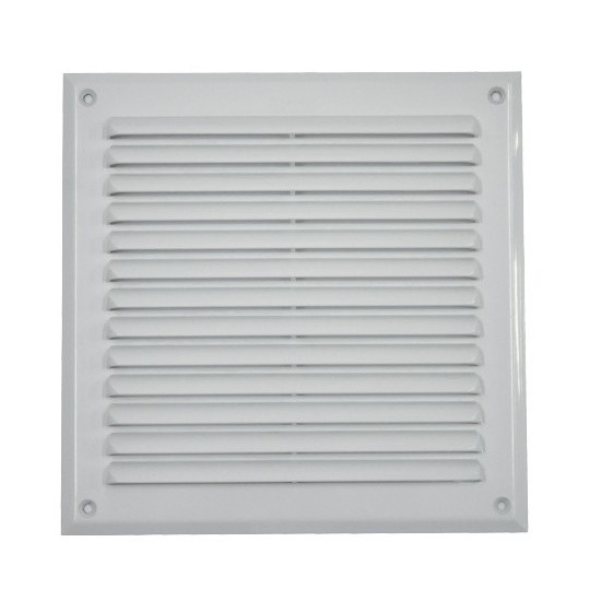 Grelha Ventilação Quadrada 22x22cm com Tela - Astra