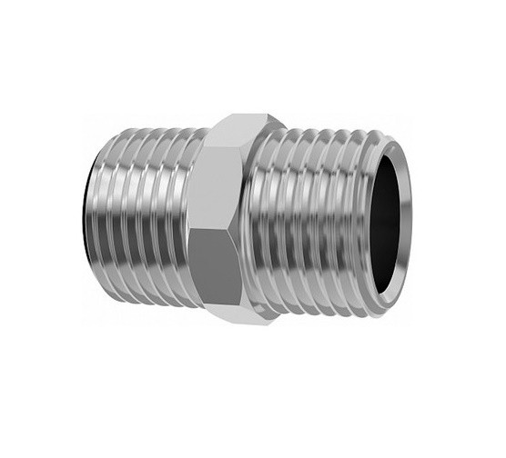 Níple de Latão Cromado 1/2'' - Jackwal