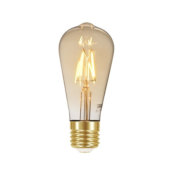 Lâmpada Led Filamento Vintage St64 4w Autovolt âmbar - Taschibra