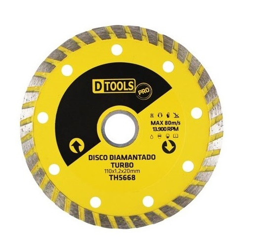 Disco Diamantado Turbo Pro 9" -  Dtools