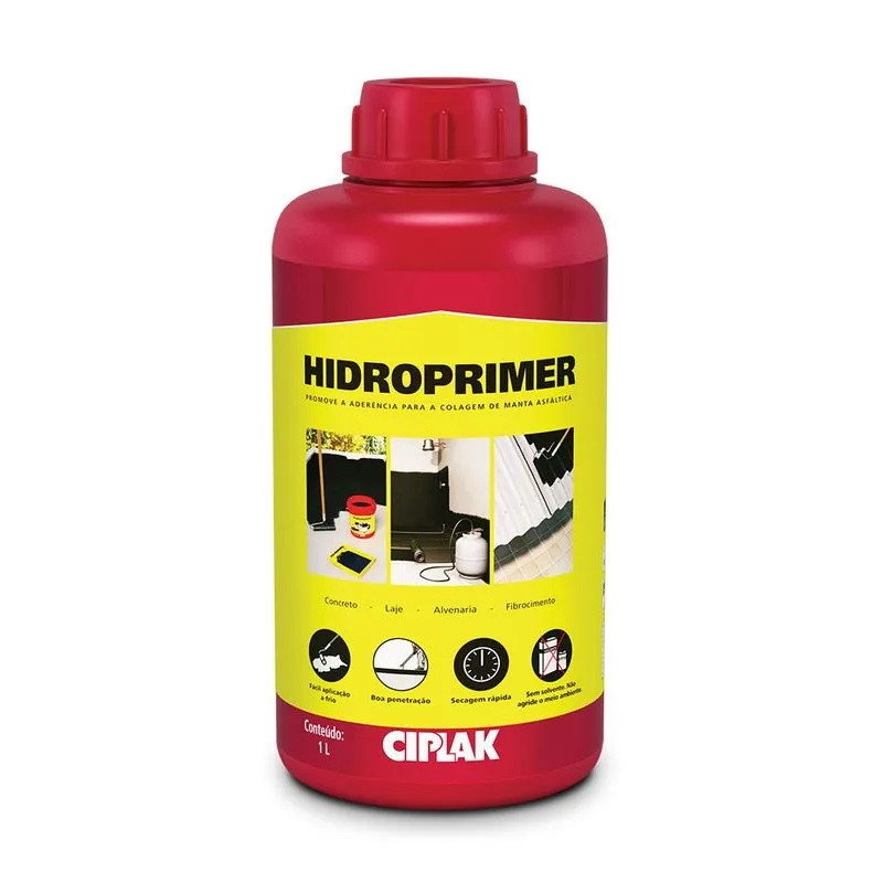 Hidroprimer Cola para Manta Asfáltica 1 Litro - Ciplak