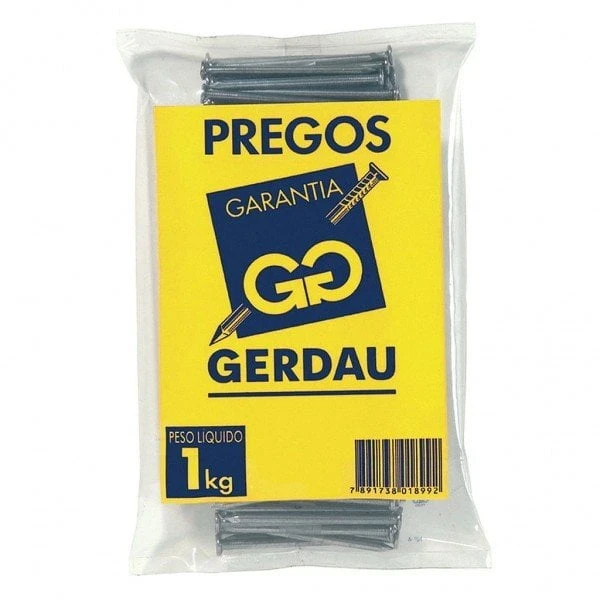 Prego 13x15 com Cabeça - Gerdau