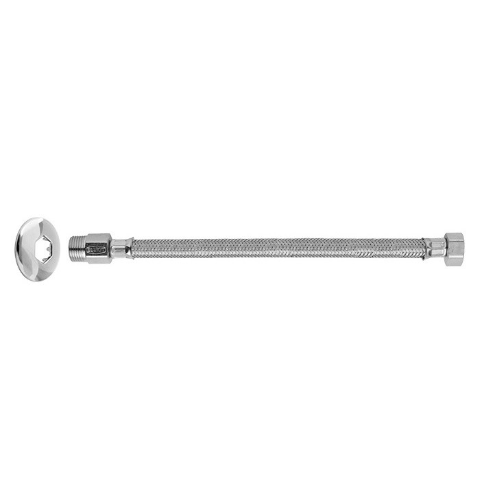 Ligação Flexível Inox água 1,00m - Blukit