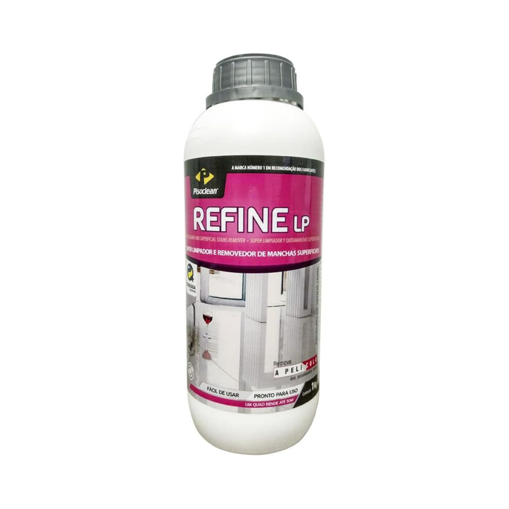 Refine Lp - Limpador e Revitalizador de Porcelanatos - 1 Litro - Pìsoclean