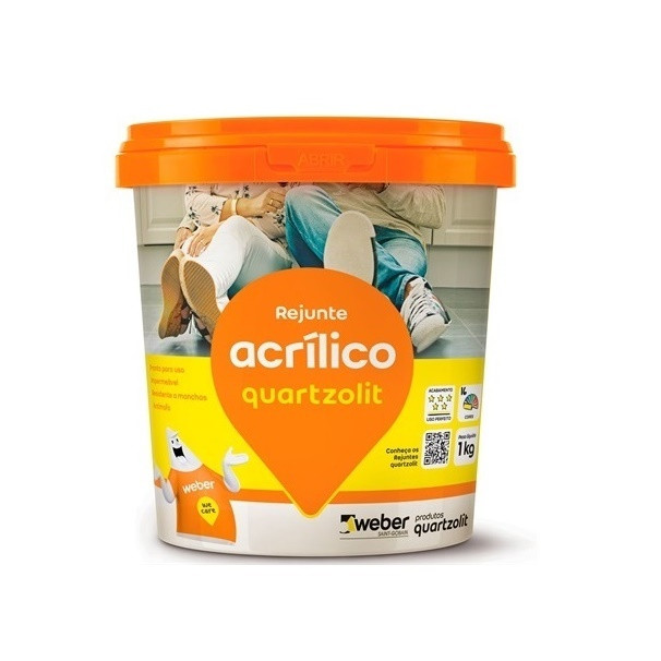 Rejunte Acrílico Branco 1kg- Quartzolit