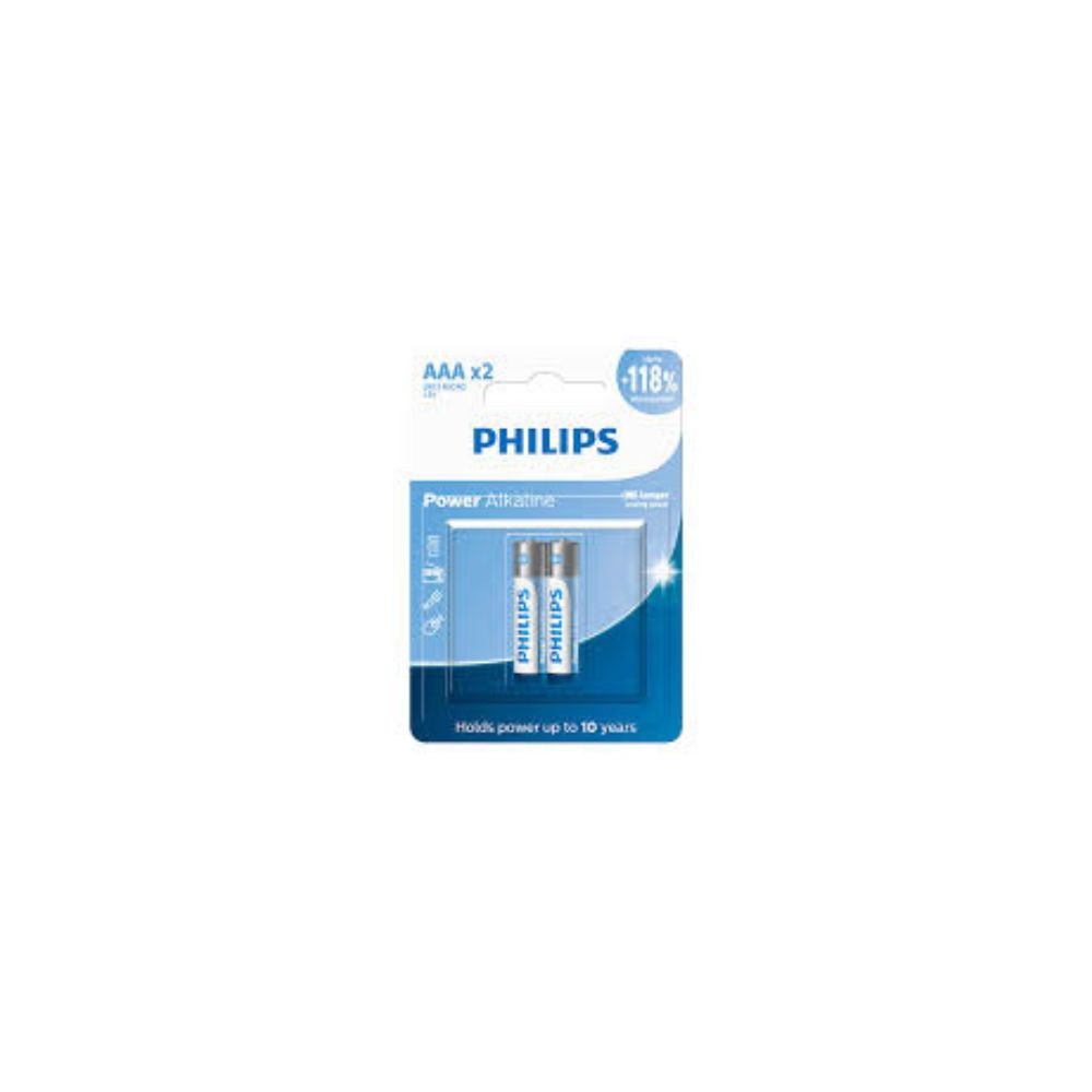 Pilha Alcalina Philips Aaa C/2 Und