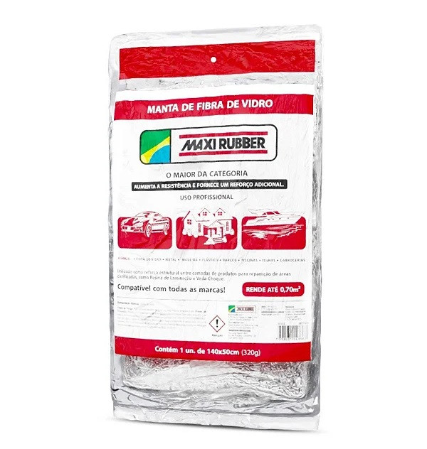 Maxi Manta 320g Fibra de Vidro - Maxi Rubber