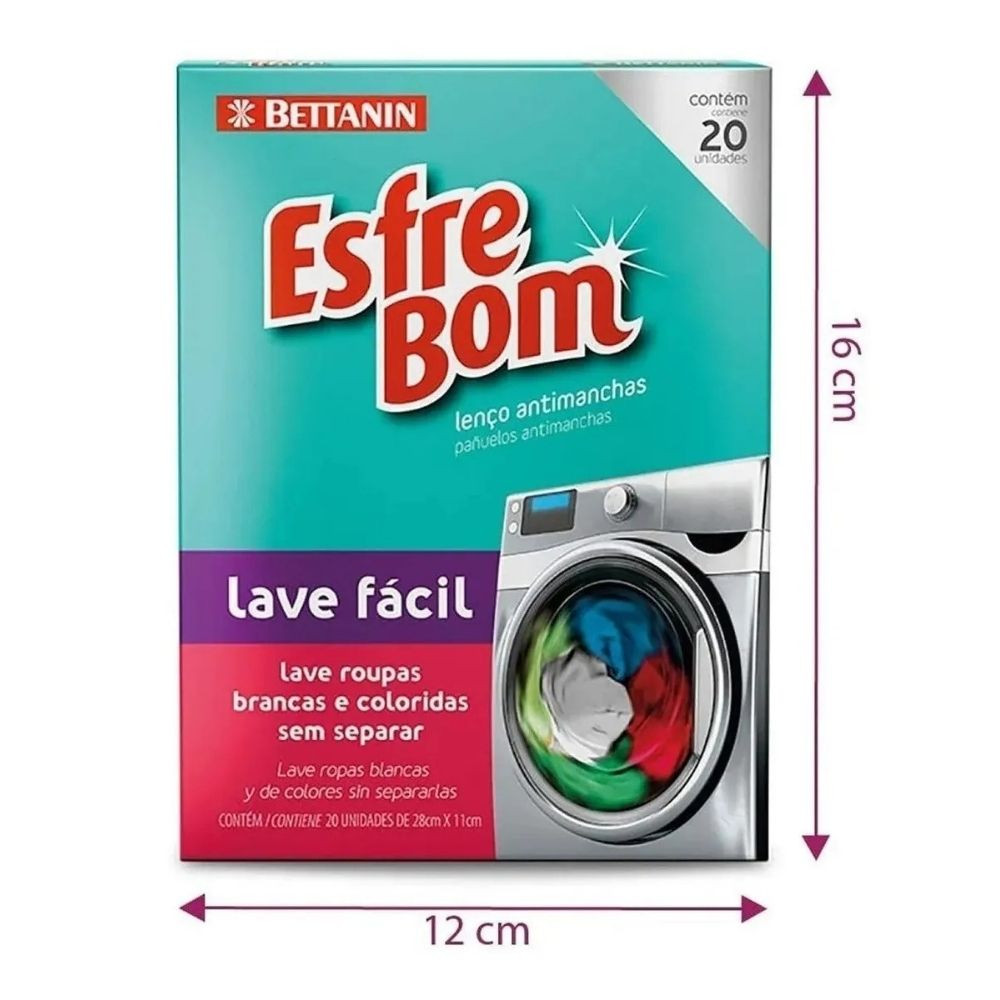Esponja com Suporte Plástico Transparente Esfrebom Prend Bettanin