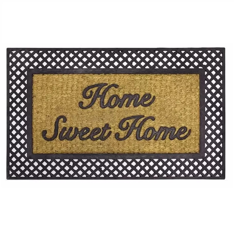 Capacho Fibra de Coco 45x75cm ''home Sweet Home'' - Kapazi