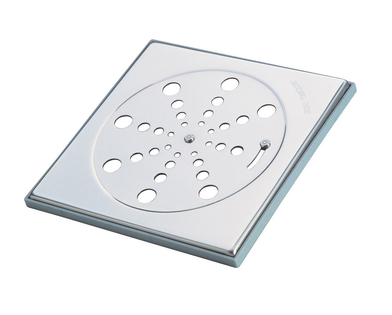 Grelha Quadrada 15x15  Aço Inox com Fecho com Moldura - Jackwal