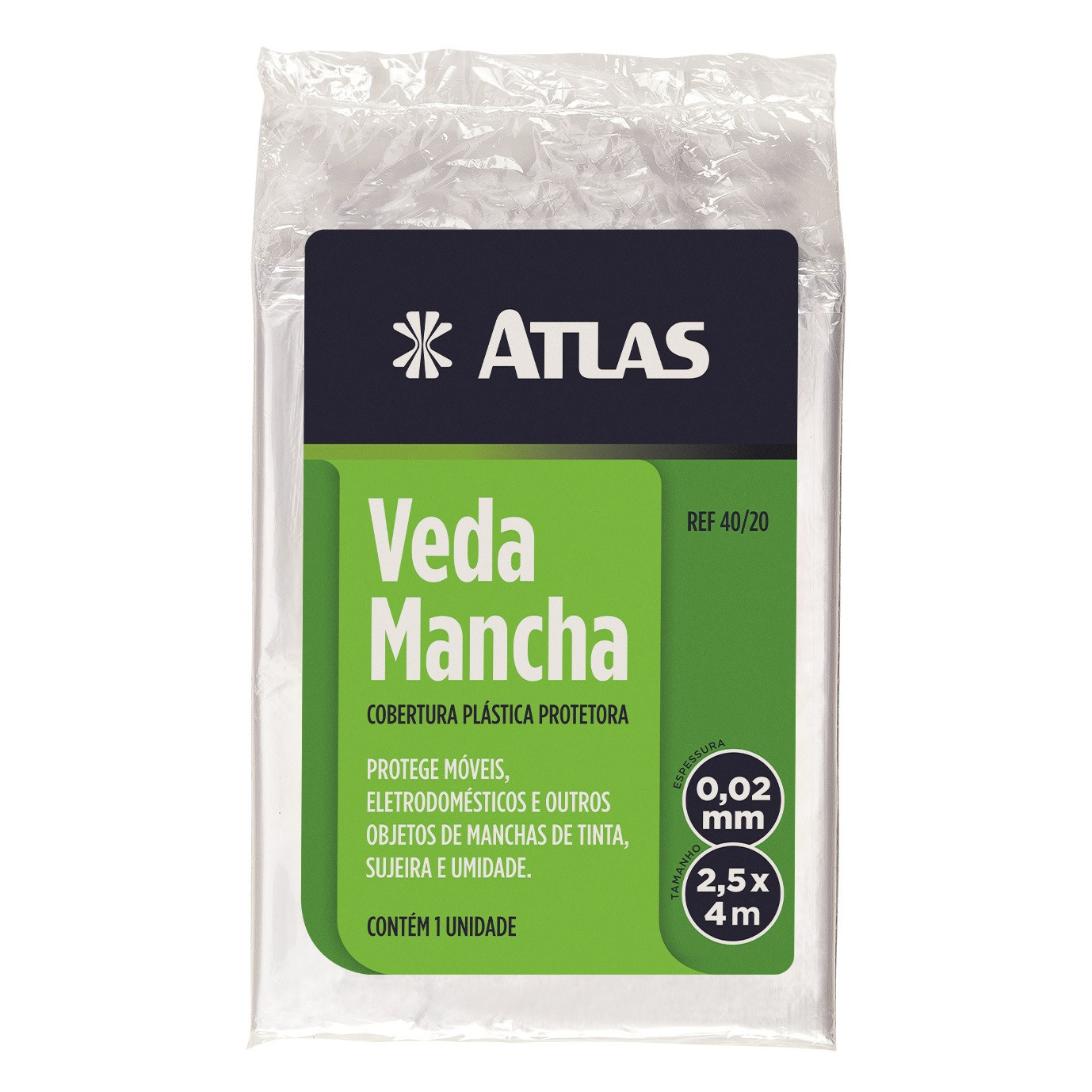 Veda Manchas para Proteção Móveis 2,5x4m  - Atlas