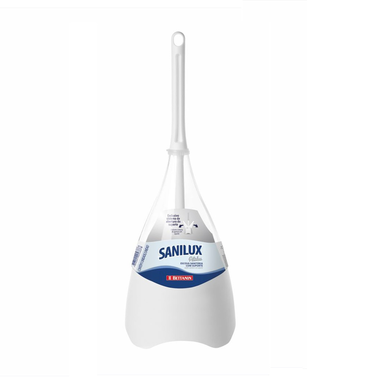 Escova Sanitária Sanilux Pétalas Branca - Primafer