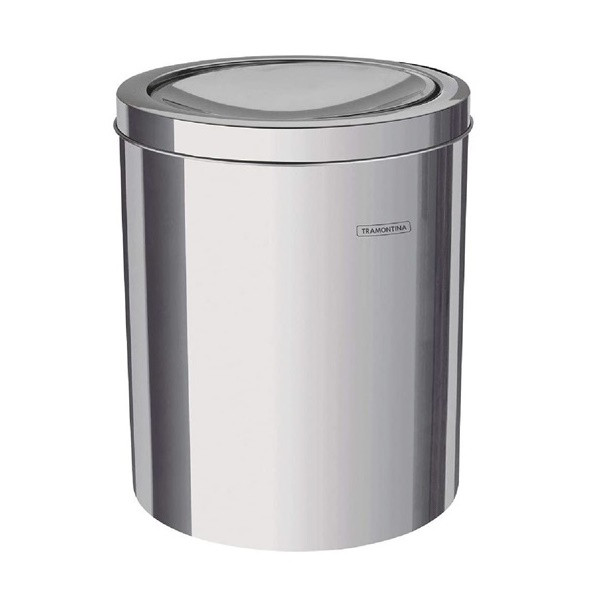 Lixeira Inox Tampa Basculante 5 Litros Swing  - Tramontina