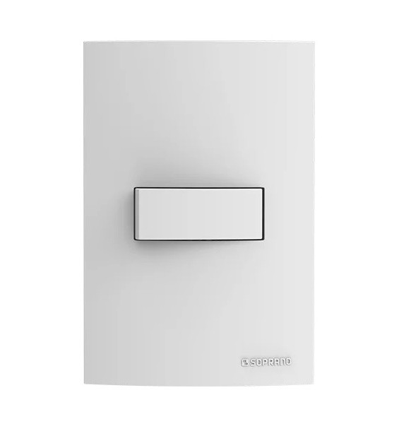 Conjunto Interruptor Simples 4x2 Atria - Soprano
