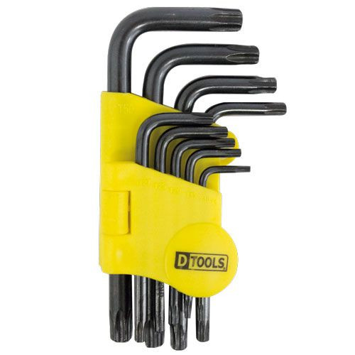 Jogo Chave Torx com 9 Peças - Dtools