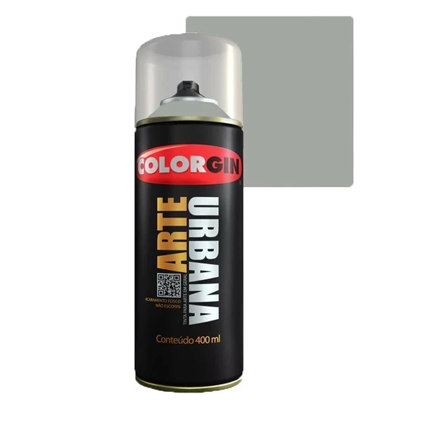 Spray 400ml Arte Urbana Cinza Claro 934  - Colorgin