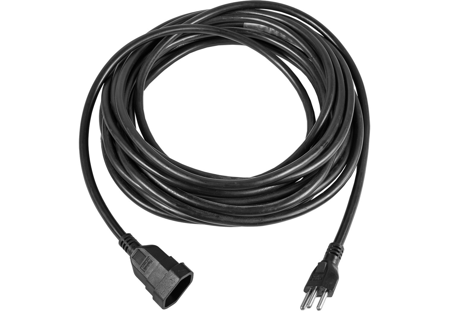 Extensão M/f Fio Pp 10a 3x1,5 3m Preto